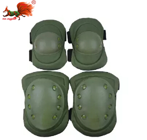 黑鹰护具户外CS护膝护肘运动骑行训练防护套装